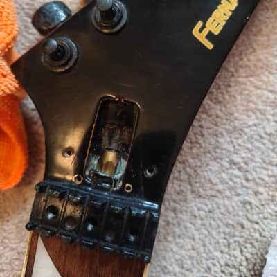 High End Vintage Fernandes TEJ-85 Telecaster Type Guitar MIJ Japan Lawsuit Era - Olympic White, Natural Relic image 22