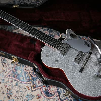 2006 Gretsch G6129T Jet Japanese Silver Sparkle image 13