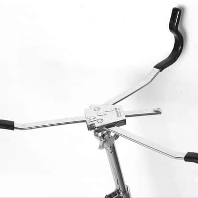 Ludwig (WFL) Snare Drum Stand, Riveted Rubber Feet, Chrome Plated - 1955 / EXCEPTIONAL CONDITION image 9