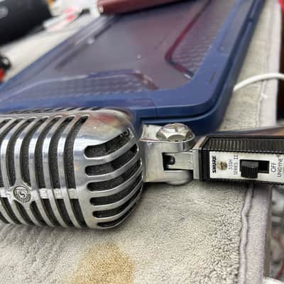 Shure 55SH Series II Unidyne Dynamic Vocal Microphone – Classic “Elvis” Mic – Very Good 55H series ll 2004 - Chrome