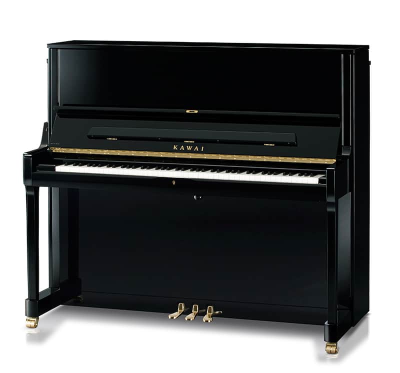 Kawai K500 Professional Upright Piano Ebony Polish image 1