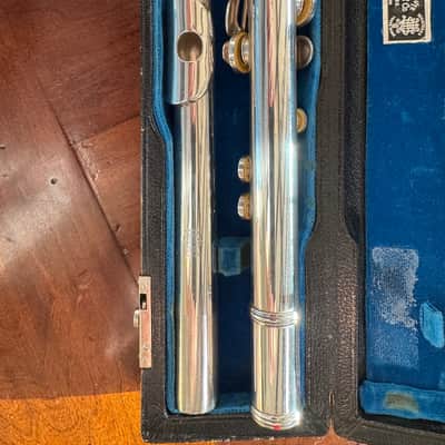 W.S. Haynes Solid Silver Flute - Silver Burkart Headjoint Included image 4