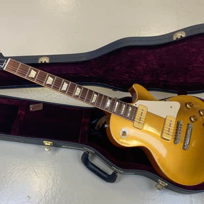 Gibson Les Paul CS R6 P90 Gold Top - Gold Top image 2