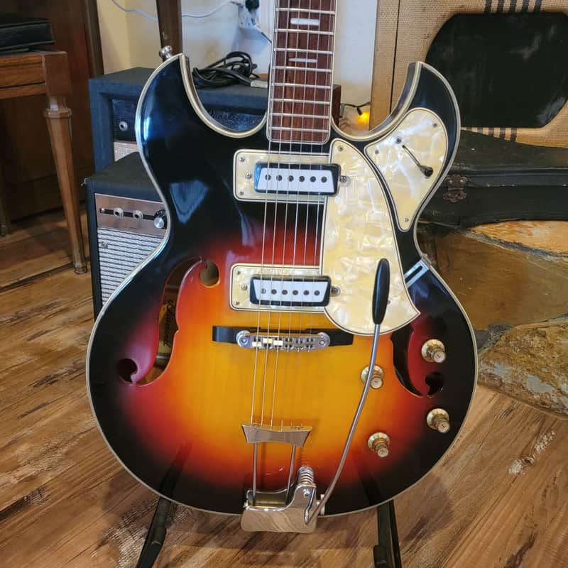 Aria Diamond 1202T Semi Hollow Body Electric Guitar Japan | Reverb