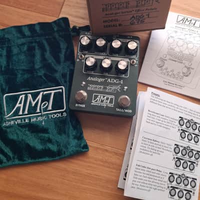 Asheville Music Tools ADG-1 Analog Delay 2021 - Present - Dusk Emerald Texture image 3