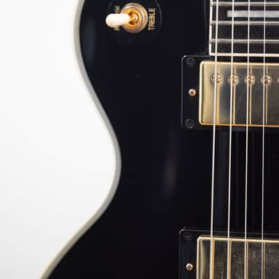 2023 Epiphone Les Paul Custom - in Ebony Black & Gold image 9