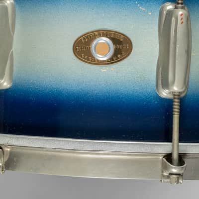 Slingerland Radio King Student model 1955-59 - Blur and Silver Duco, needs parts image 1