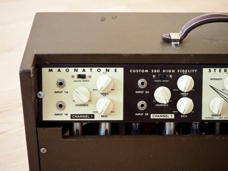 Magnatone Model 280 Custom 200 Series 2-Channel 50-Watt 2x12" Guitar Combo image 3