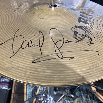 David Garibaldi's Tower of Power, Sabian  13" Signature Series, David Garibaldi Jam Master Hi-Hat Cymbals (Pair) SIGNED! image 11