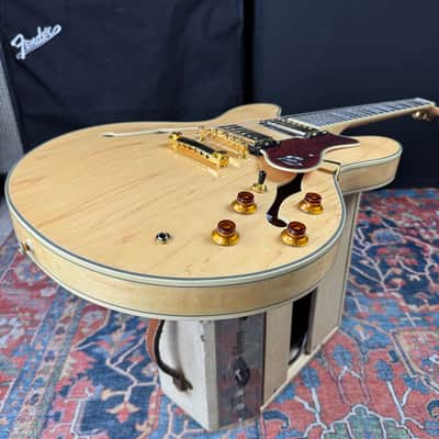 *VIDEO* Epiphone Sheraton II Semi-Hollow Body Natural w/Hard Case- 2008 image 15