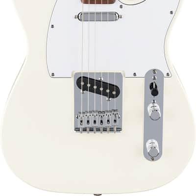 Fender Standard Telecaster Electric Guitar. Laurel Fingerboard, White Pickguard, Olympic White TGF33 image 1