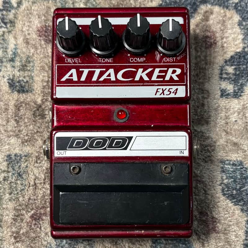 DOD FX54 Attacker Vintage Compression / Distortion Guitar Effect Pedal! image 1