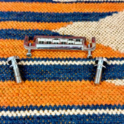 Used Leo Quan Badass Wraparound Guitar Bridge Chrome 1980's Vintage Wrap Bad-Ass image 2
