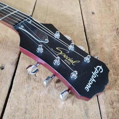 Epiphone Les Paul Special No Case - Transparent Cherry image 7
