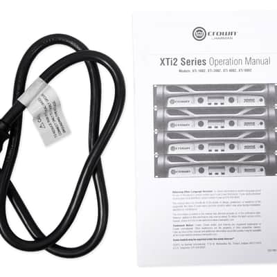 Crown XTI4002 XTI-4002 Power Amplifier 2 Channel 2,400 Watt , Built-In DSP image 3