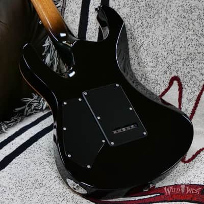 Suhr Custom Set Neck Modern HSS Flame Maple Top SSCII System Blower Switch 24 Stainless Steel Jumbo Frets Bahama Blue 7.25 lbs image 11