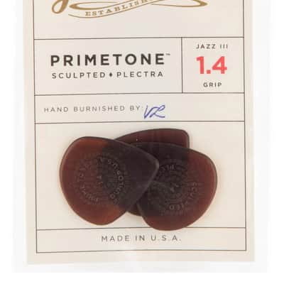 JIM DUNLOP 518 Primetone Jazz III Grip Picks 14mm Plektrum (3 Stück) image 2