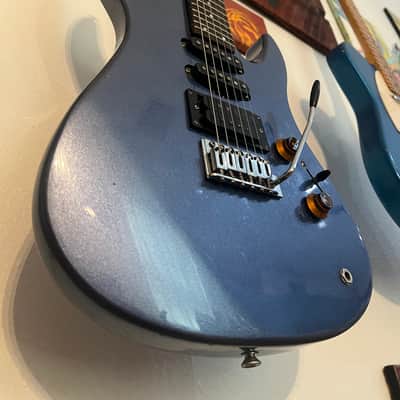 Yamaha RGX112 Super Strat Taiwan - 1988 - Light Blue Metallic w/ Gig Bag image 4