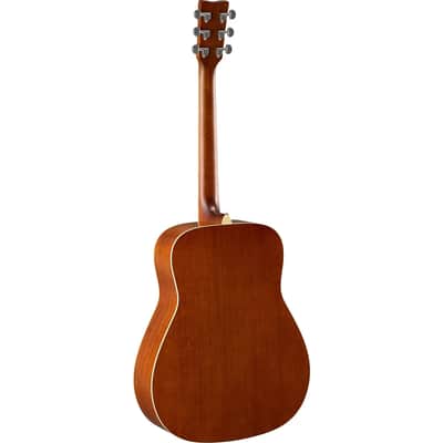 Yamaha FG820 Dreadnought Natural Left-Handed Acoustic Guitar image 2
