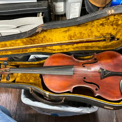EJB- 1893- Full Size (4/4) Violin w/ Bow & Hardshell Case image 1