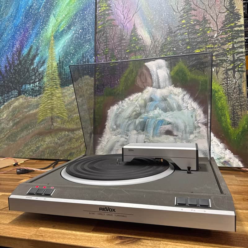 Revox B795 Direct Drive Linear Tracking Turntable Record Album Player Audiophile image 1