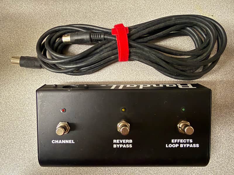 Randall RT-2-U 3-Button Amplifier Footswitch - Black image 1