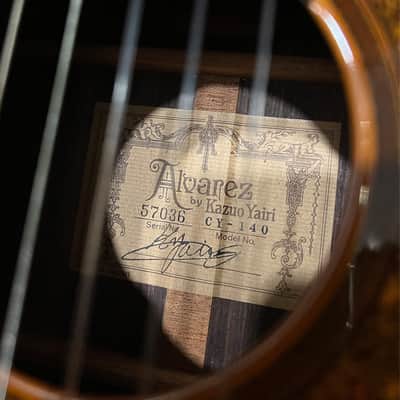 1999 Alvarez Yairi CY-140 Classical image 4