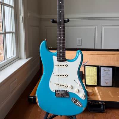 2025 Fender Custom Shop Stratocaster Pro Relic - Taos Turquoise image 3