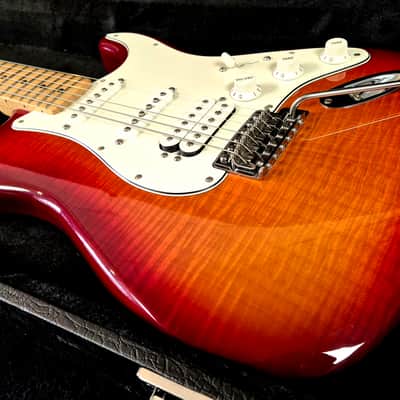 2014 Fender Player Stratocaster HSS Plus-Top & Deluxe Hard-Case image 2