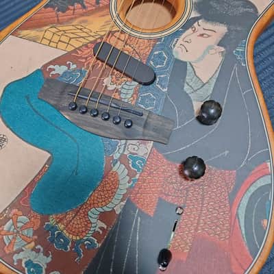 2025 Fender American Acoustasonic Telecaster Kuniyoshi Collection Kabuki - FENDER EXPERIENCE 2025 Tokyo Flagship Exclusive Limited Edition image 4