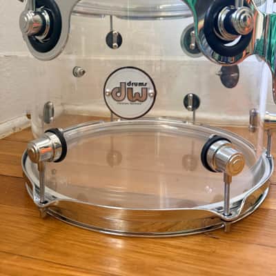 DW Design Series Acrylic 12x9" RackTom 2015 - Present Clear Acrylic image 3