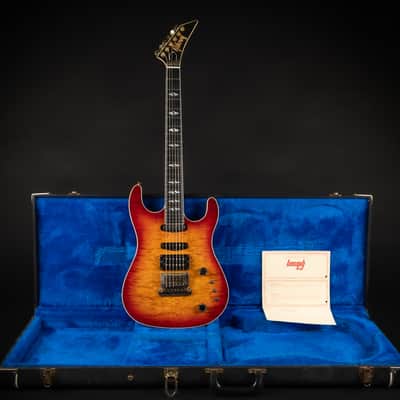 1987 Gibson US-1 - Sunburst | USA Vintage Super Strat HSS Quilt Maple Top Factory Kahler Tremolo Ebony Fretboard 24 Frets | CoA OHSC image 1