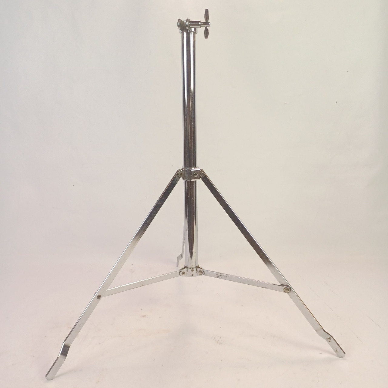 Ludwig #1345-1 Double Tom Drum Floor Stand Tripod Base Vintage 70s Post Receiver — main photograph