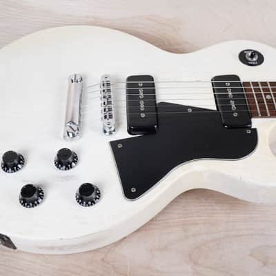 Gibson Les Paul Special 2006 Worn White Faded Finish P90 Pickups Tune-O-Matic Bridge w/ Bag image 4