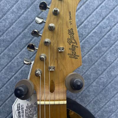 Harley Benton ST-62CC "Stink-182" SkunkWerx Inc. In-USA Fret Dress USA Stock Fast Ship Tom Delonge Blink UFO Dragonfire Shell Pink image 7