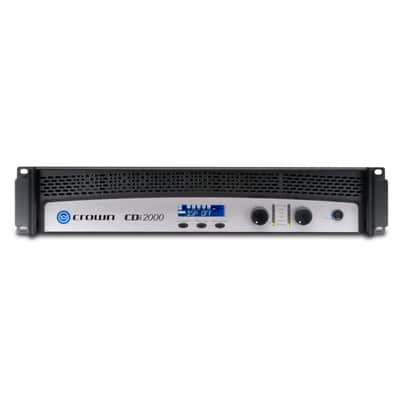 Crown CDi 2000 2-Channel 800-Watt Power Amplifier 2010s - Black and Silver - Brand New image 1