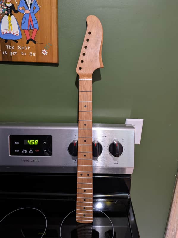 Warmoth Mooncaster Roasted Maple Neck With A 10" Radius 2022 - Unfinished image 1