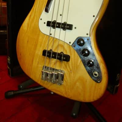 1973 Fender Jazz Bass Natural w/ Vintage Hard Case image 1