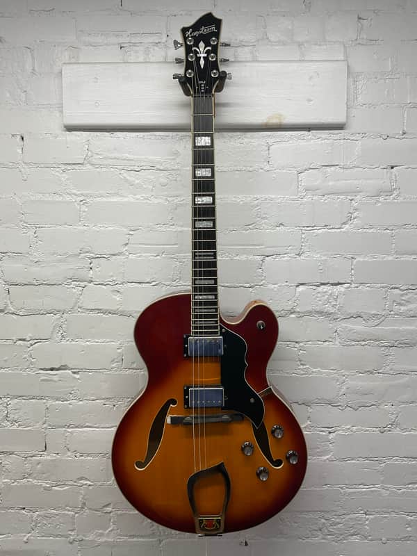 Hagstrom HJ800 Jazz Hollow Body - Cherry Sunburst image 1