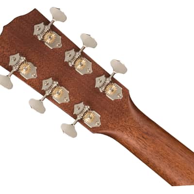 Used Fender PO-220E Orchestra Acoustic Guitar w/ Case - Natural image 5