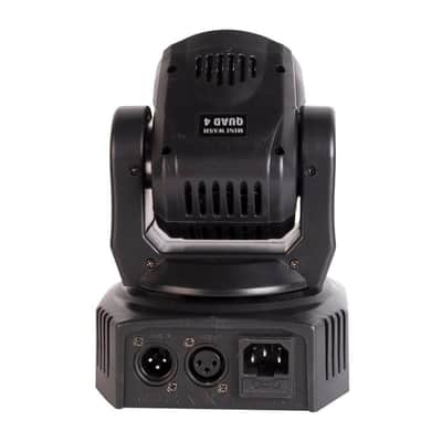ColorKey Mover Miniwash QUAD 4 MKII Moving Head Wash Light Fixture with 12W RGBW LEDs and 25-Degree Beam Angle (Black) image 4