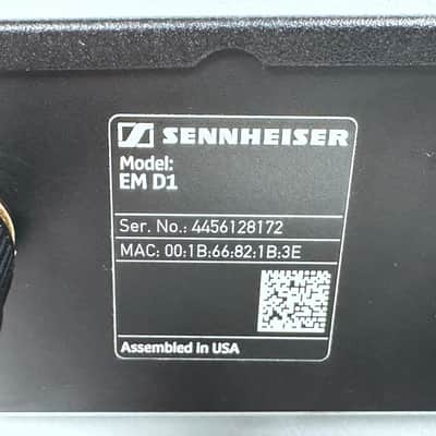 Sennheiser ewD1 Digital Wireless Mic Receiver EM D1 image 7