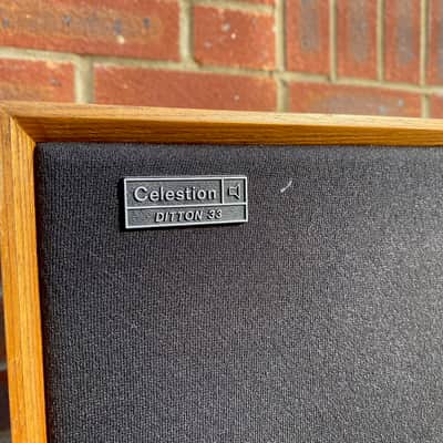 Vintage Celestion Ditton 33 Hifi Home Speakers w/ Original Stands image 5