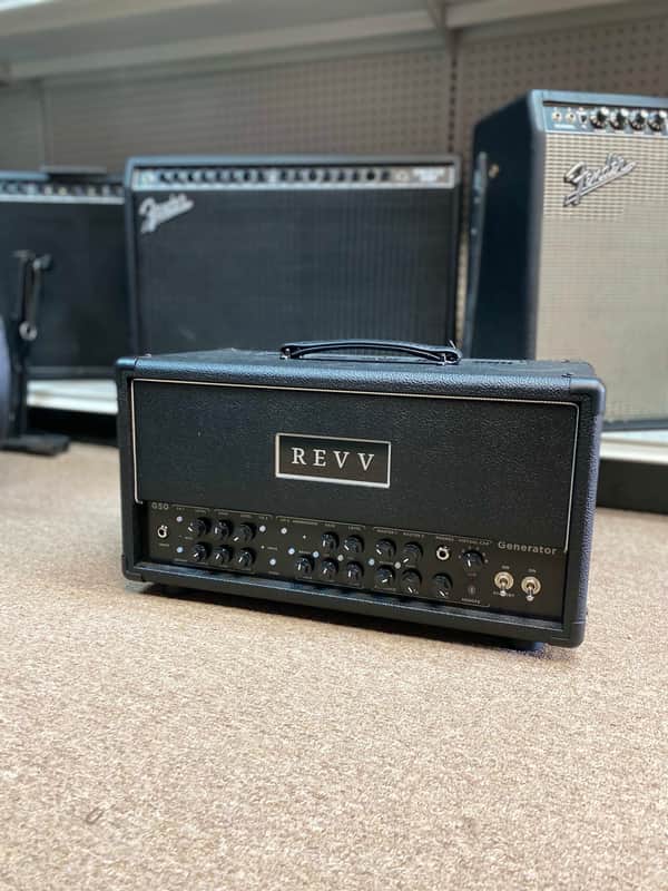 REVV Generator G50 3-Channel 50-Watt Guitar Amp Head 2024 - Present - Black image 1