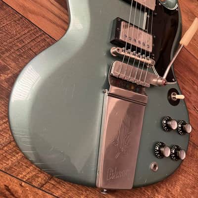 1964 Gibson SG Standard with Maestro Vibrola Pelham Blue image 4