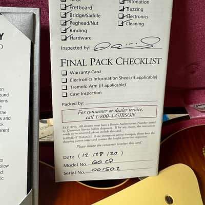 Gibson Custom Shop Les Paul 1960 V2 LTD. ED. Anniv. Reissue 2020 # 001502 - Tomato Soup Burst image 19