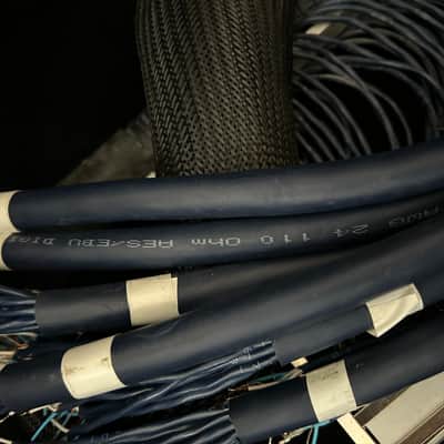 Ghielmetti CSF 1x48AV. Audio and digital patchbay.Already wired. 4,5 feet 96 leads loom image 4