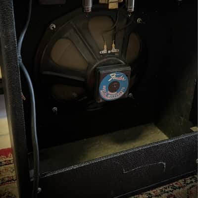 1973 Fender Musicmaster Bass 2-Channel 12-Watt 1x12" Bass Combo - Silverface image 4