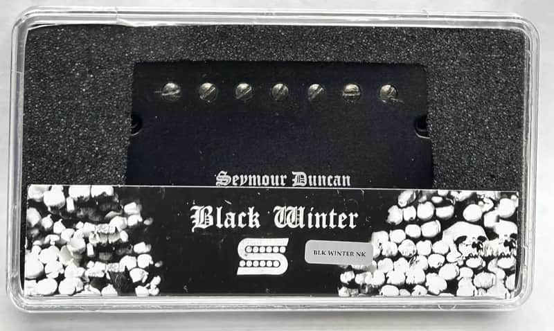 Seymour Duncan Black Winter 7 String Neck Humbucker Pickup - Soapbar image 1