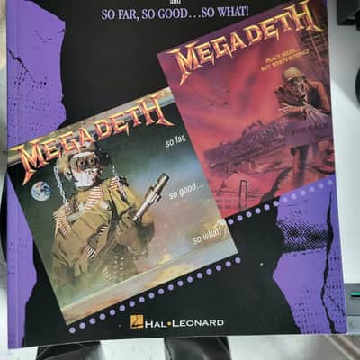 Hal Leonard Megadeth – Peace Sells… But Who’s Buying? (Guitar Recorded Versions) – First Edition Hal Leonard 1994 1994 image 8